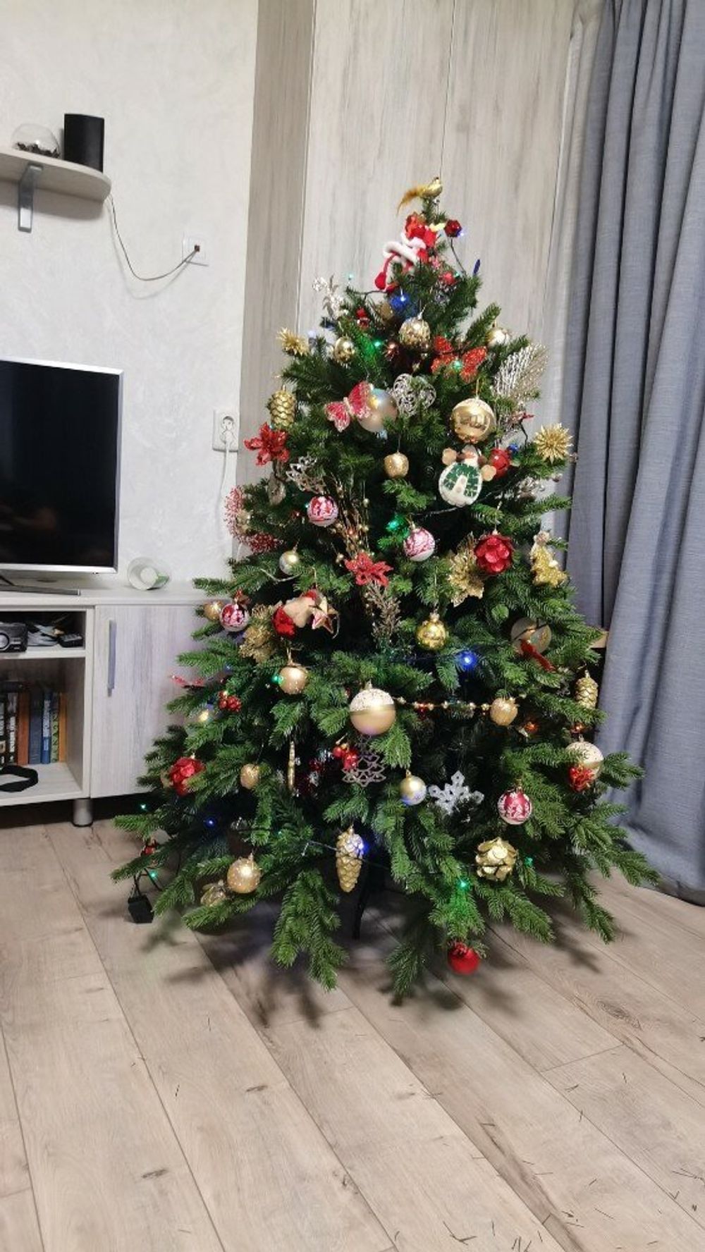 Ель искусственная «Графская» (Литая+пвх) 210 см / 2.1 м