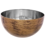 Салатник из нержавеющей стали 2л 20*9см цвет Антик