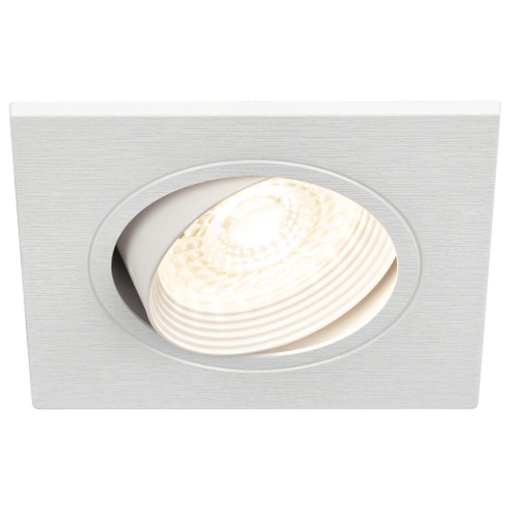 Светильник встраиваемый декоративный ЭРА KL92-1 WH под лампу MR16 GU5.3 белый пластиковый