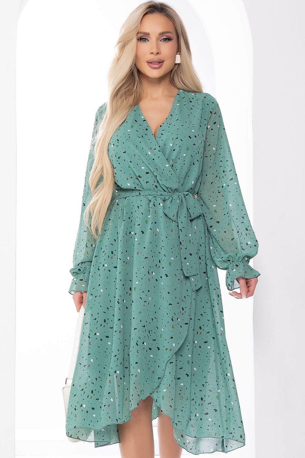 Платье "Весеннее настроение" (олива) П8243 LT Collection (Акция)