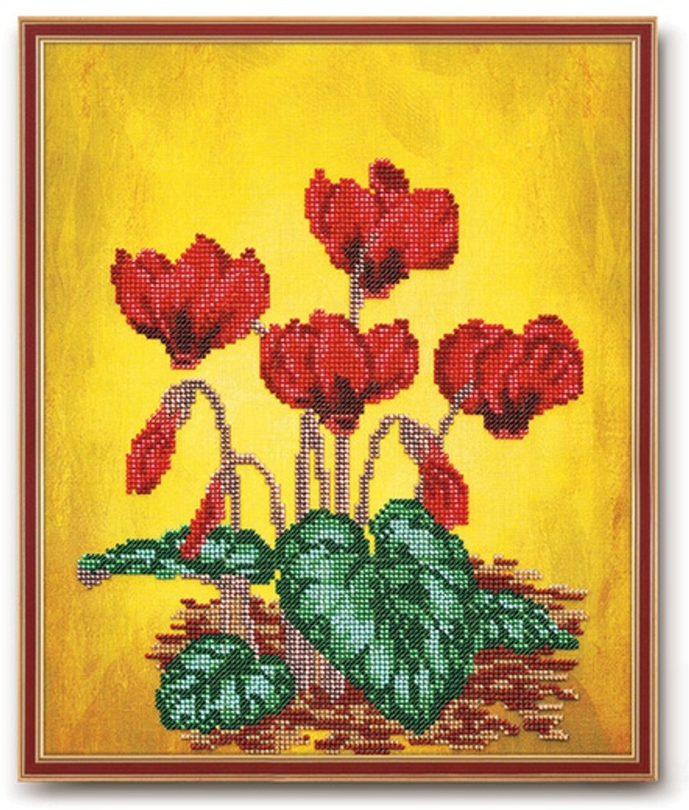 производитель РАДУГА БИСЕРА¶артикул В-228¶размер 28х33¶техника вышивание бисером¶тематика цветы¶канв