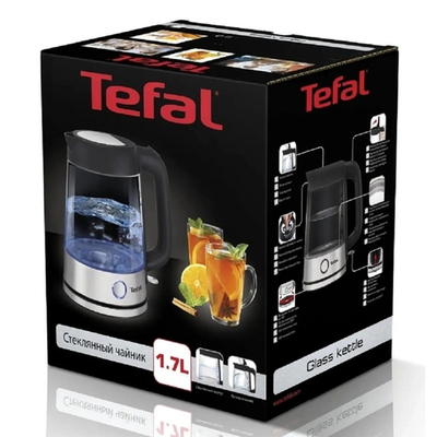 Чайник TEFAL KI750D30 Стеклянный чайник, 1.7л, 2400Вт