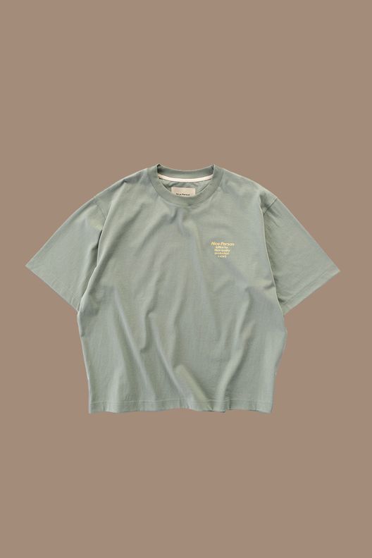 Футболка зеленая / Nice Person Club