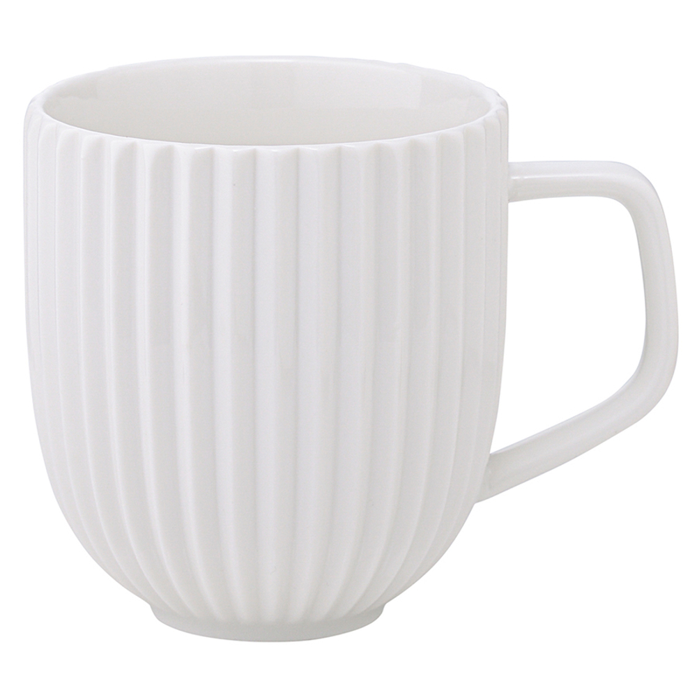 Набор из двух кружек белого цвета из коллекции edge, 400 мл