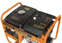 CARVER PPG - 5000DE генератор дизельный (LT-178F, 3.3/3.6 кВт, 220В, бак 12.5л, э/старт, медь) / резервное питание