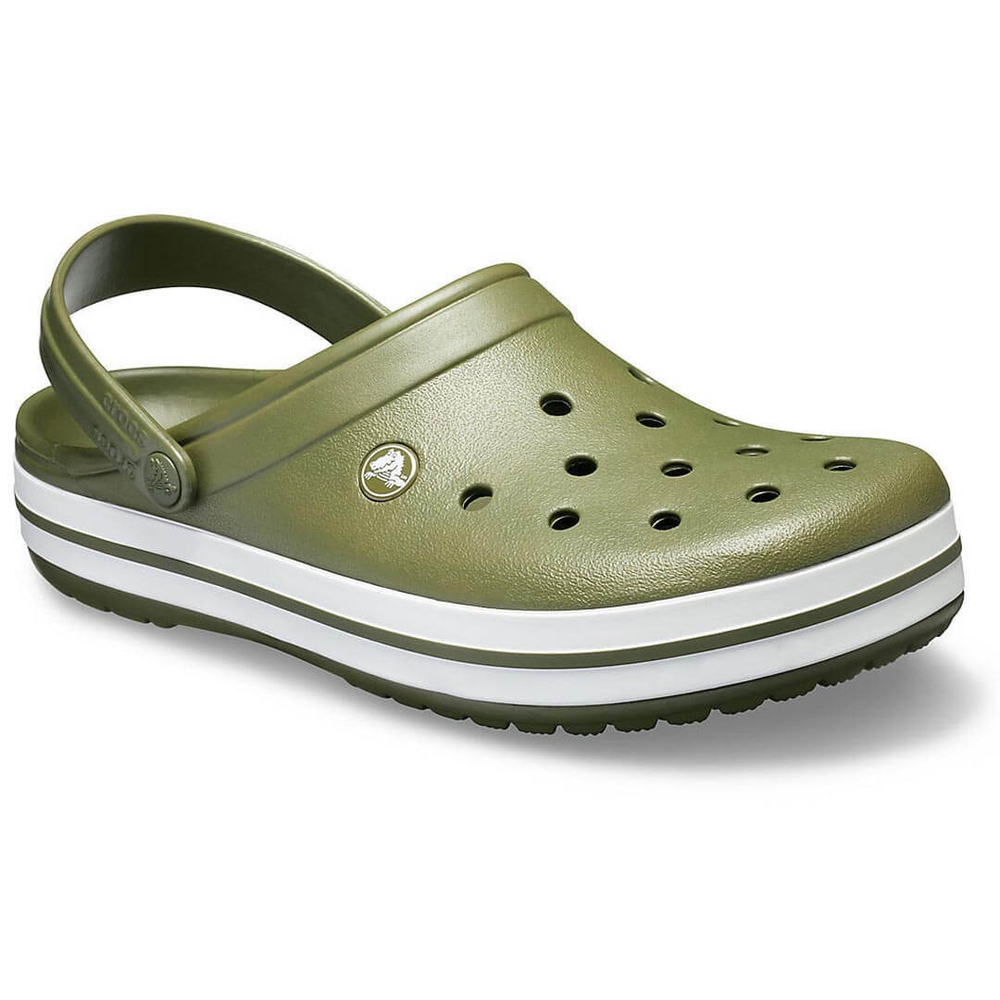 Сабо Crocs Crocband Army Green/White