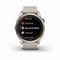 Garmin Fenix 7S Pro Sapphire Solar – золотистый корпус, светло-песочный ремешок