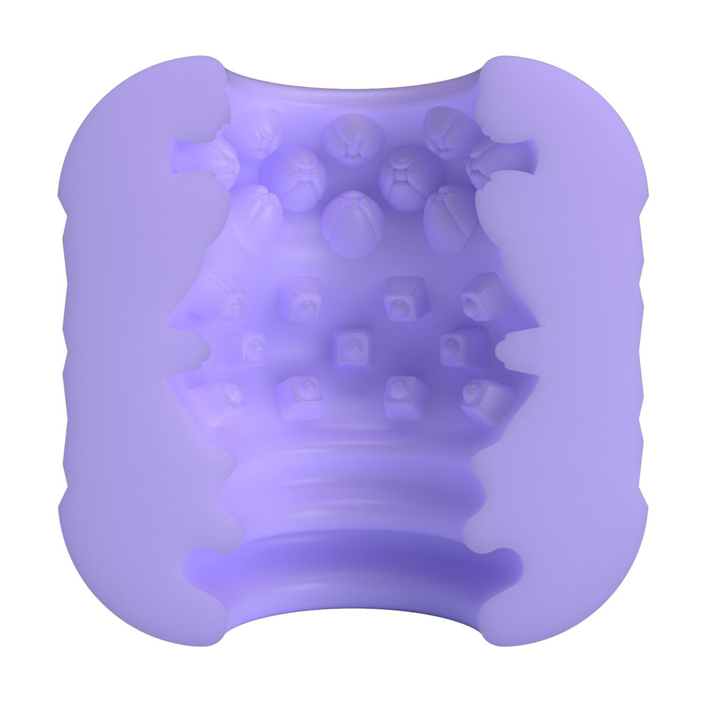 Сиреневый сквозной мастурбатор Cory (Цвет: сиреневый)