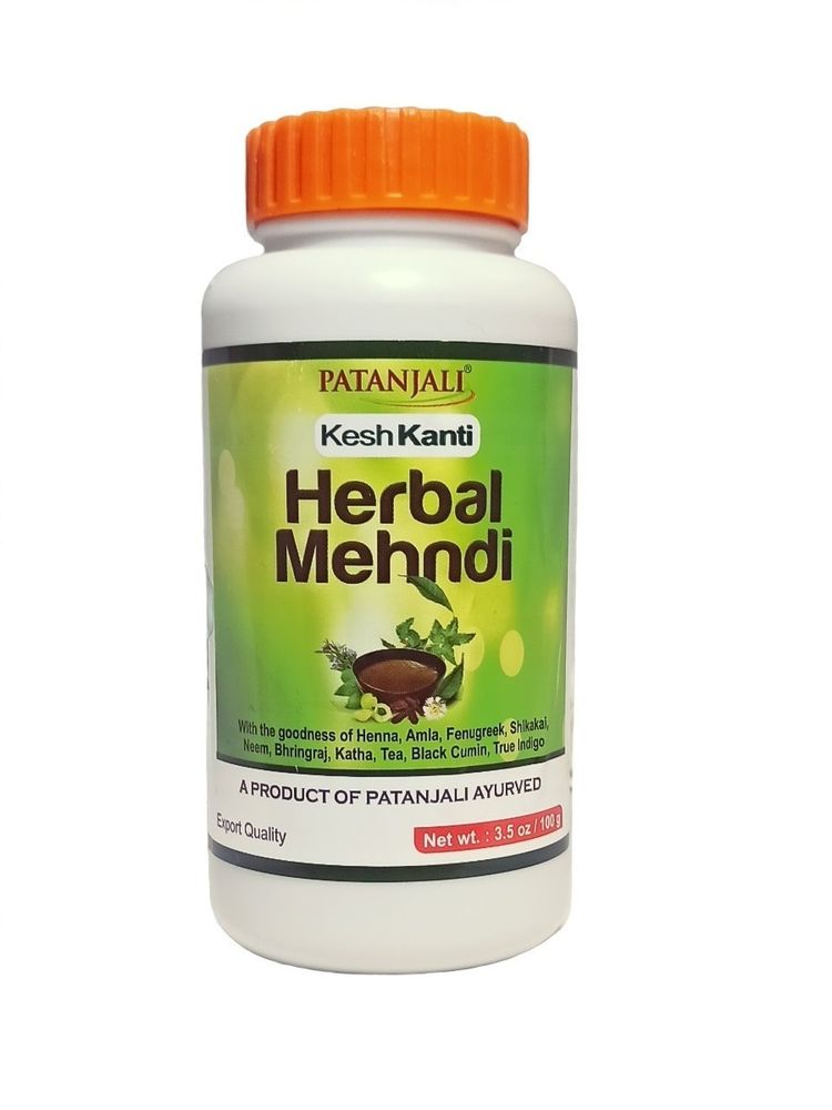 Хна для волос Patanjali Кеш Канти Kesh Kanti Herbal Mehndi 100 г