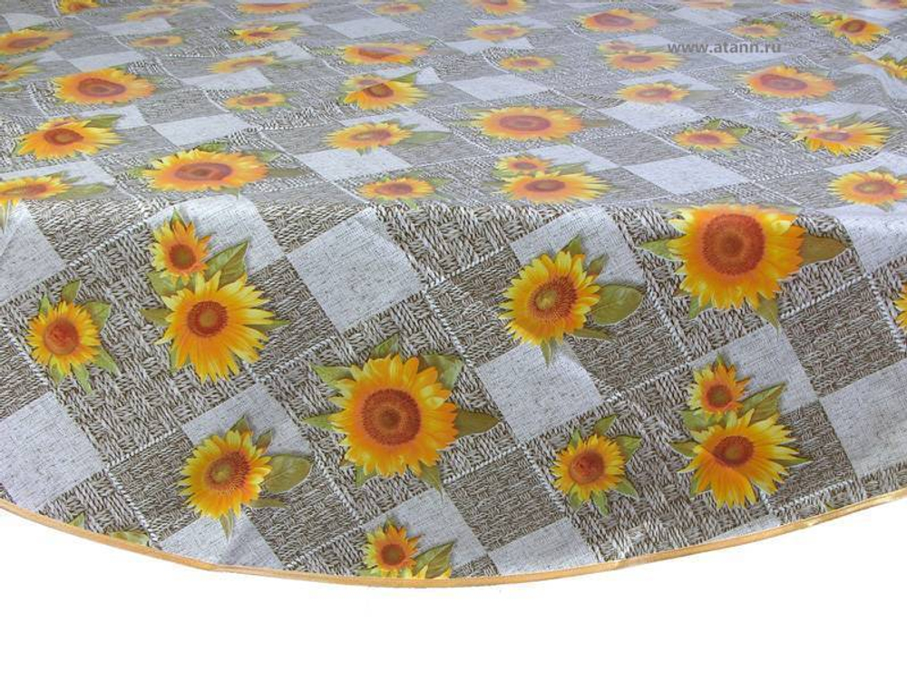 Скатерть d=135см "Колорит" с бейкой
