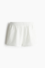 Шорты broderie anglaise с высокой талией