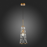 SL1016.203.01 Светильник подвесной ST-Luce Золотистый/Золотистый, Прозрачный E27 1*60W NARRIO