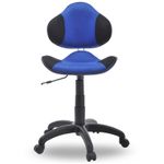 Кресло детское Фабрикант Джерси, ткань TW, черн/синий № 9/№11г/п 140, PL 600