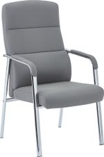 Кресло Everprof City Экокожа Серый