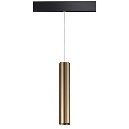 358990 SHINO NT22 161 бронза светлая/черный Трековый светильник для низковольного шинопровода, провод 0,8м IP20 LED 4000K 20W 48V FLUM