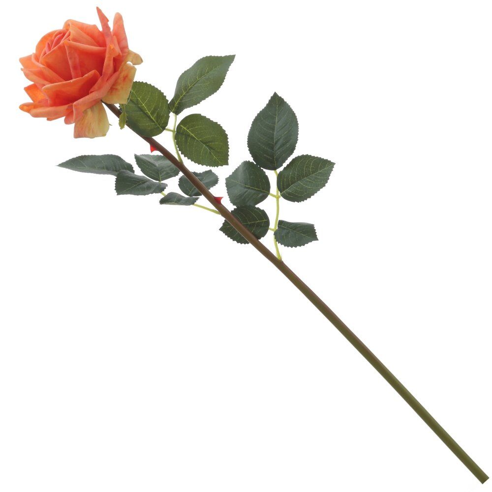 GAEM Цветок искусственный "Роза" (Real Touch), L18 W16 H60 см