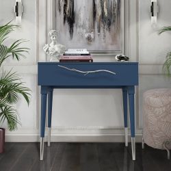 Консоль Арт Колор matte Стайл Сильвер Королевский синий матовый