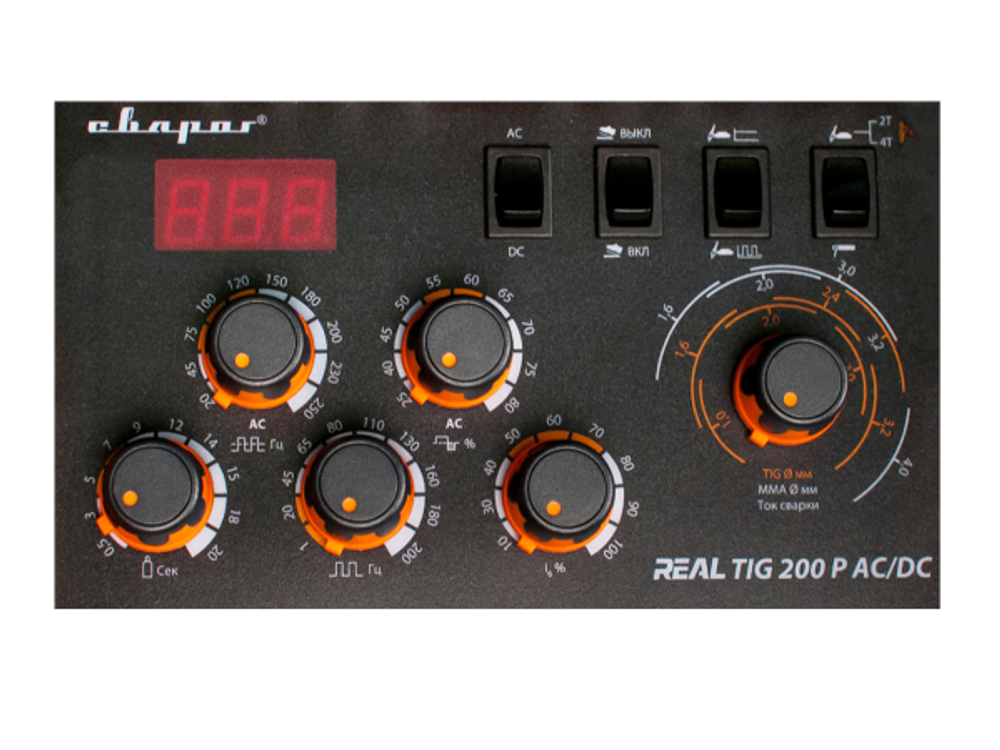 Сварочный инвертор Сварог REAL TIG 200 P AC/DC (E20101)