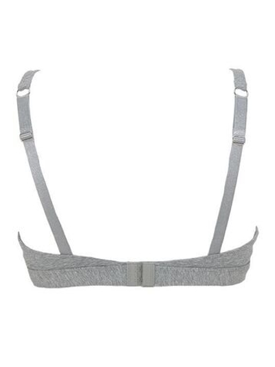 Бюстгальтер-топ с мягкими двухслойными чашками (Размер: 3B) (Цвет: серый меланж)
