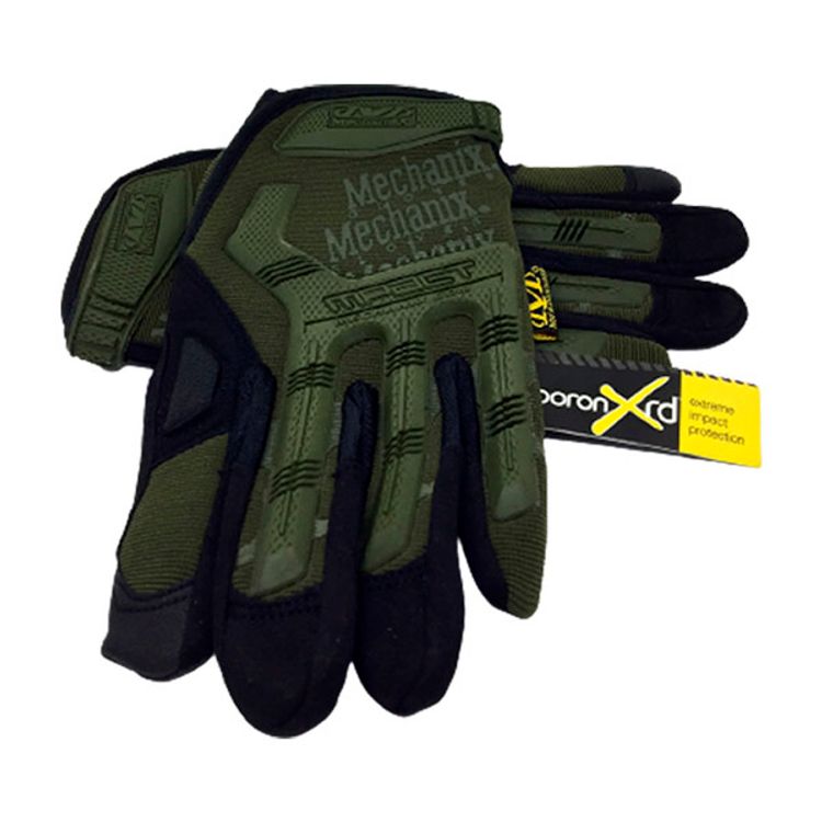 Перчатки Mechanix M-Pact® Olive Glove, normal quality