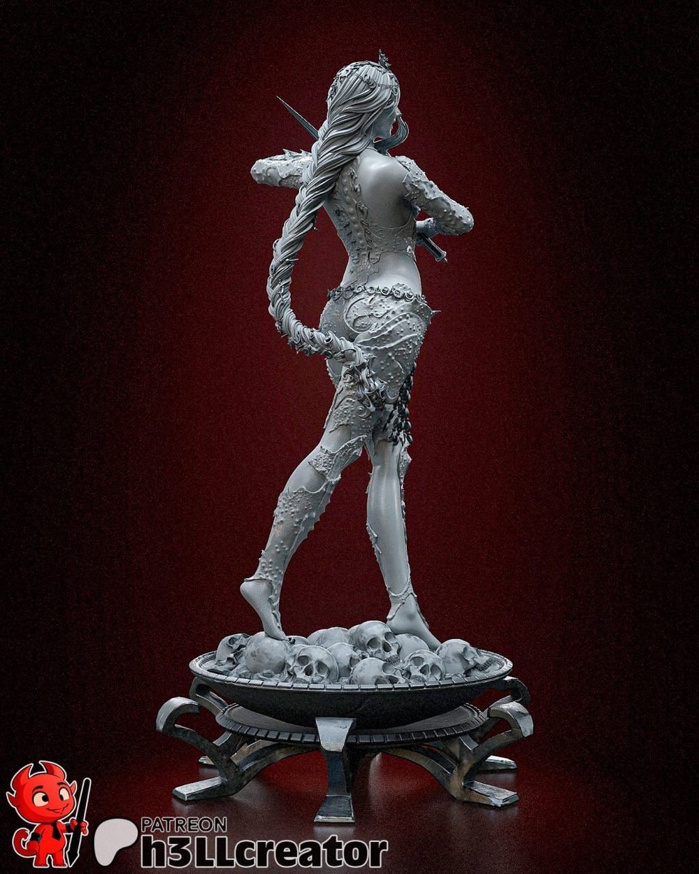 Фигурка орин Orin the Red Baldurs Gate bg3 #BaldursGate