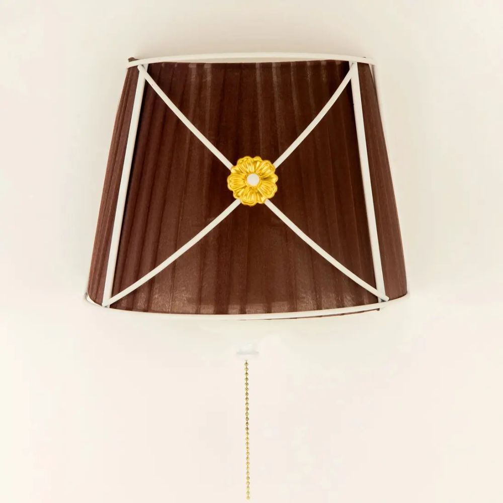 Citilux Дрезден CL409323 Бра с кофейным абажуром и выключателем