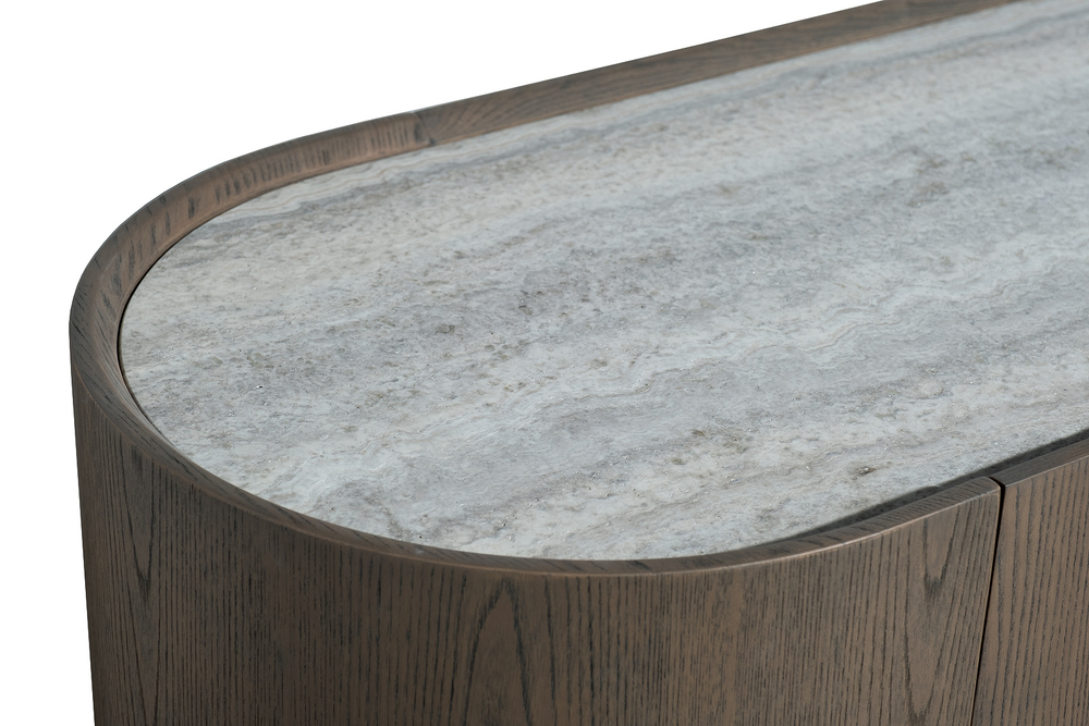 Тумба под телевизор Garda Decor Травертин (Travertine) 220*42*52,5 см