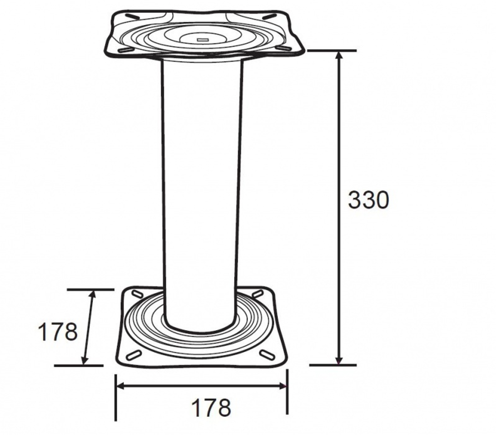 Стойка под кресло 13"