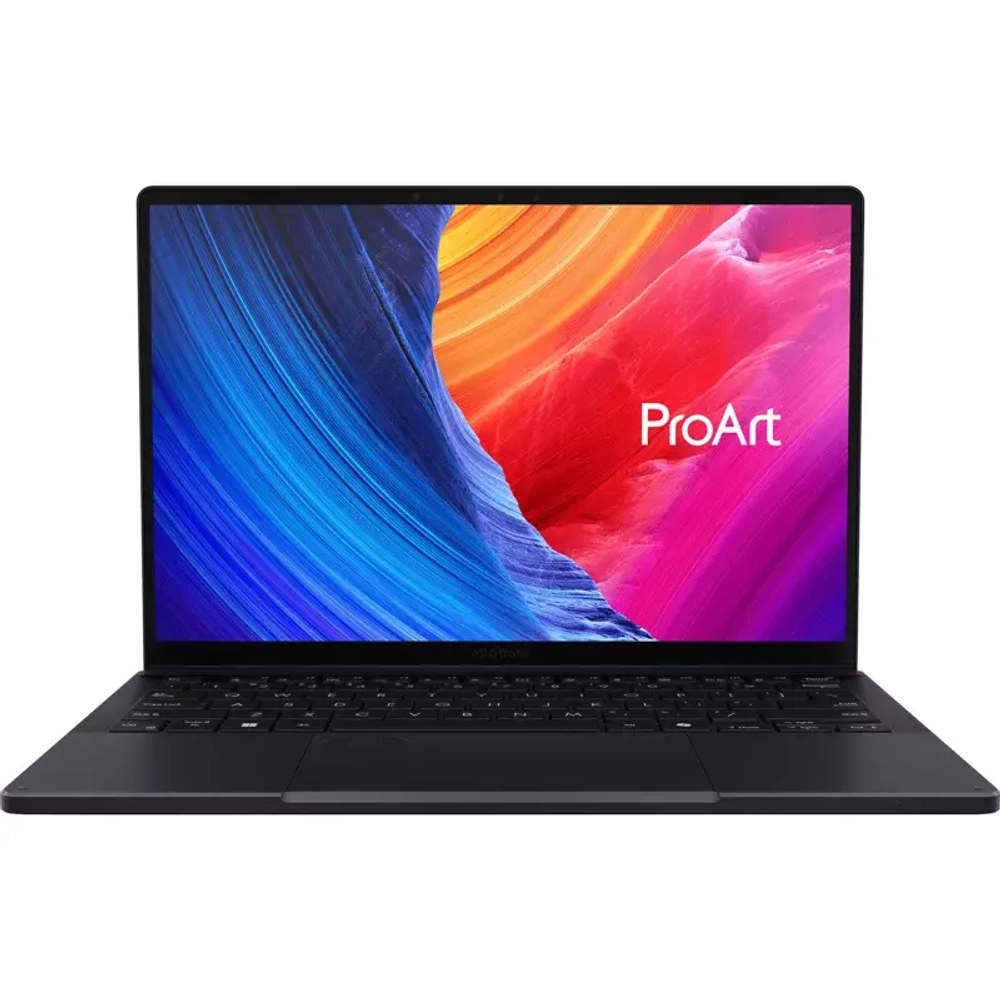Ноутбук ASUS ProArt PX13 HN7306WV-LX014X, 13.3" (2880x1800) OLED/AMD Ryzen AI 9 HX 370/32 ГБ LPDDR5X/1024 ГБ SSD/NVIDIA GeForce RTX 4060 для ноутбуков (8 Гб)/Windows 11 Pro, Черный (90NB14L1-M00180)