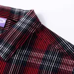 Рубашка YMKASHIX Velvet Tartan красная / черная