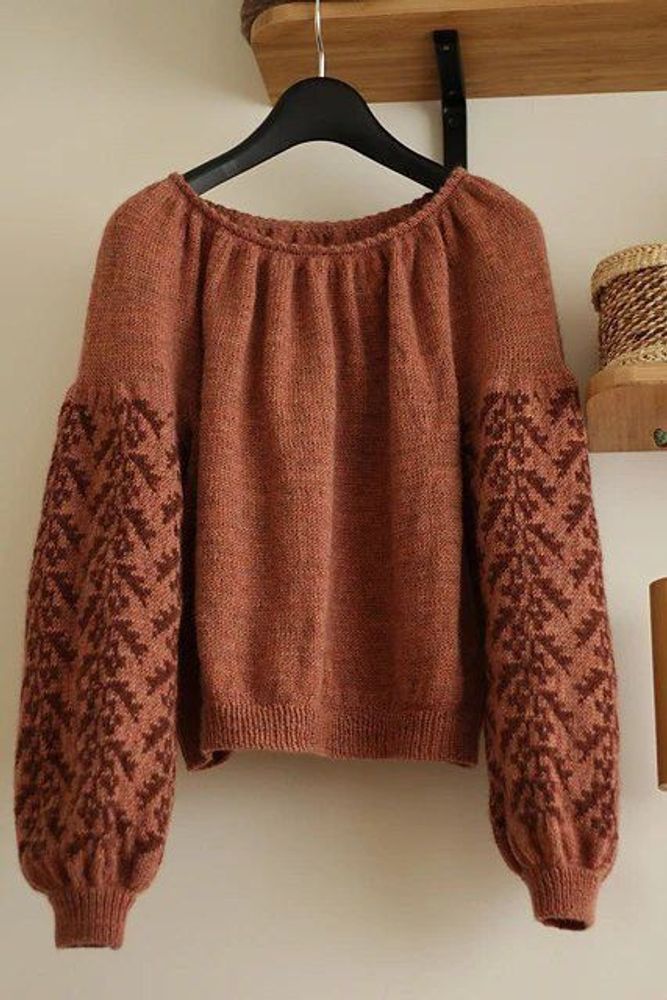 Описание по вязанию пуловера спицами &quot;Lutsak&quot;