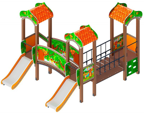 Детский игровой комплекс Полянка ДИК 1.16.04-01 Н 750