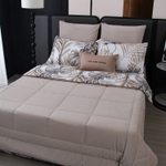 КПБ на резинке Сатин Velouria Luxe с Одеялом VLR014, Евро, 4 наволочки, простынь 160*200*25