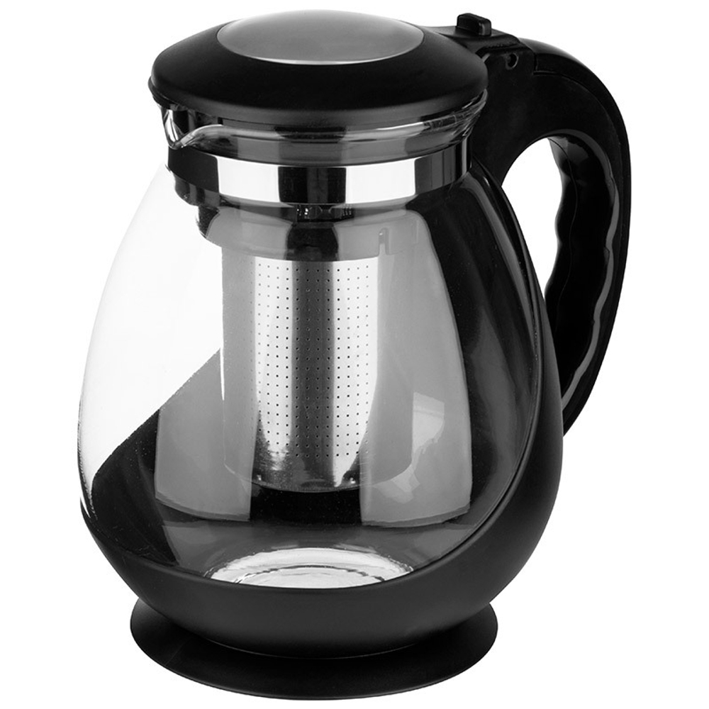 Чайник заварочный Mallony Napoletano 1600мл стеклянный в корпусе из полипропилена