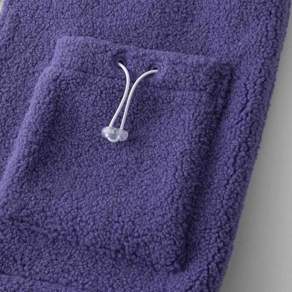 Куртка Ymkashix Furry Big Logo HTF белая/фиолетовая