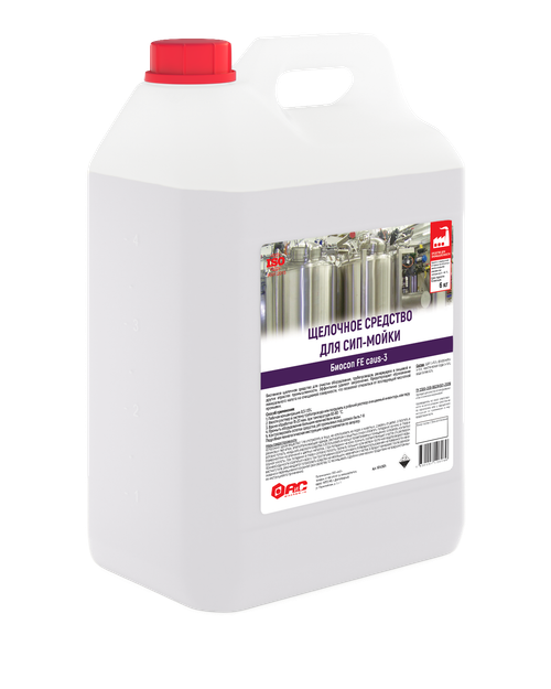 Щелочное средство для СИП-мойки Биосоп Caus-3, 6кг