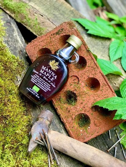 Кленовый  сироп органик Manna Maple®, ст.б, 250г.