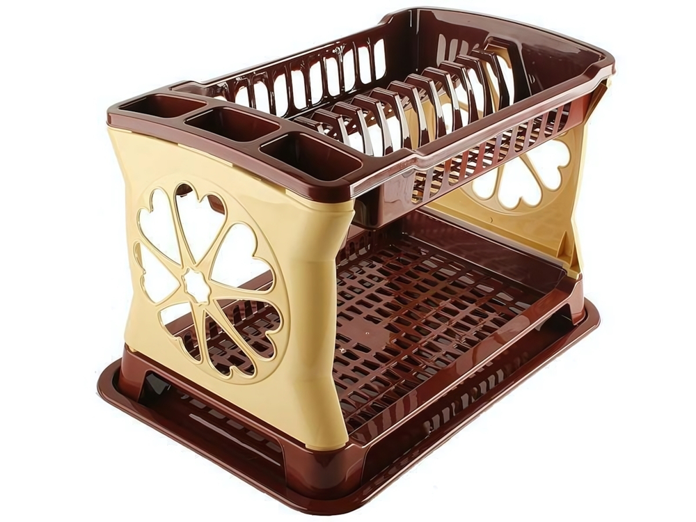 Сушилка для посуды "Лидия" (т.кор/бежевый)