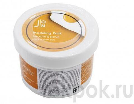 Альгинатная маска для лица J:On "Modeling Pack Smooth & Shine", 18 гр