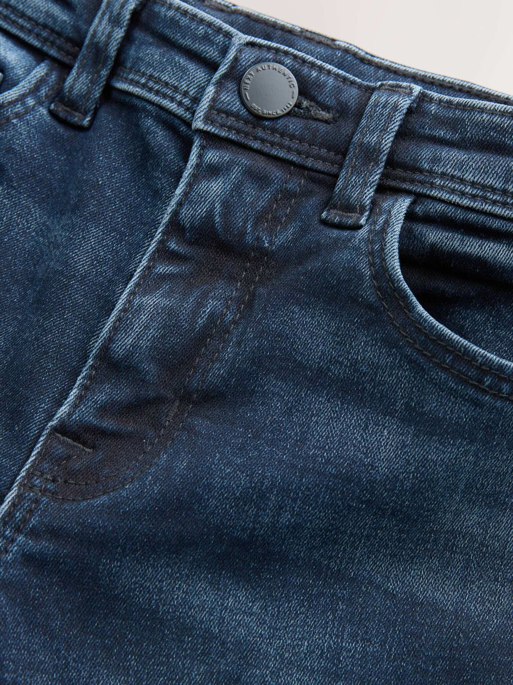 Джинсы стрейч для мальчика Next 123-208, Темно-синий