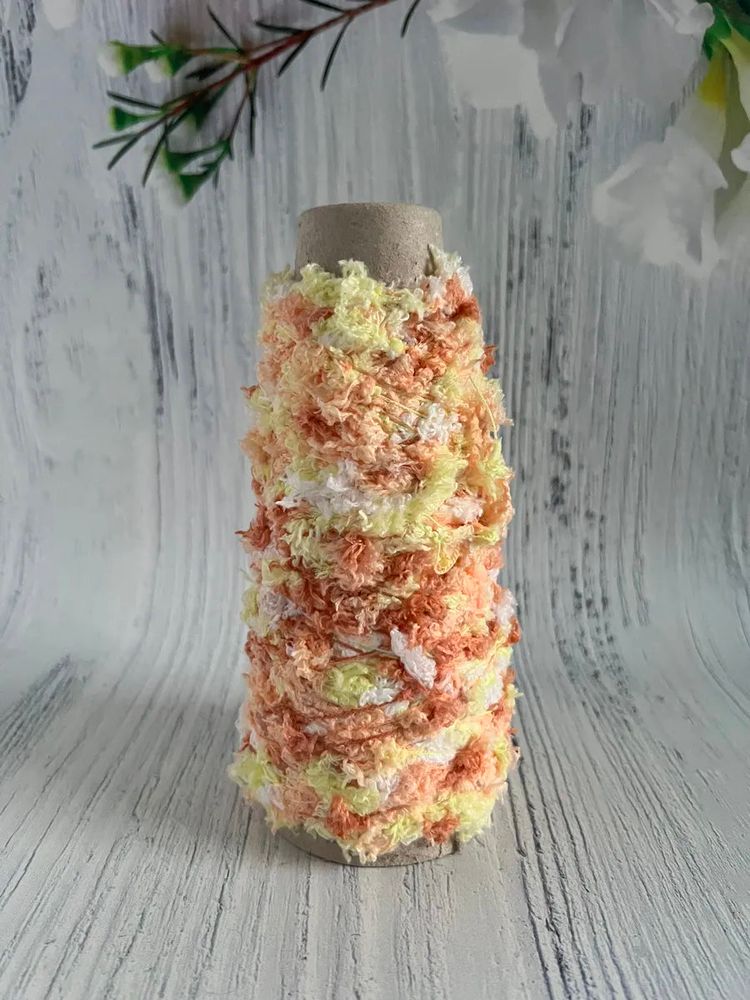 Пряжа Единорог UNICORN мультиколор с шишибриками 50 g