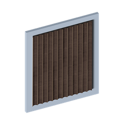 Стеновая панель HiWood декорированная, 270x12 см