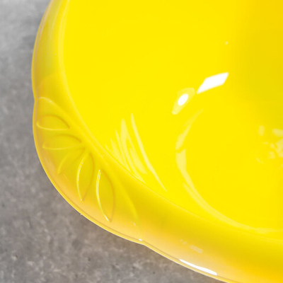 Таз 9л круглый "Good" (ярко-желтый)