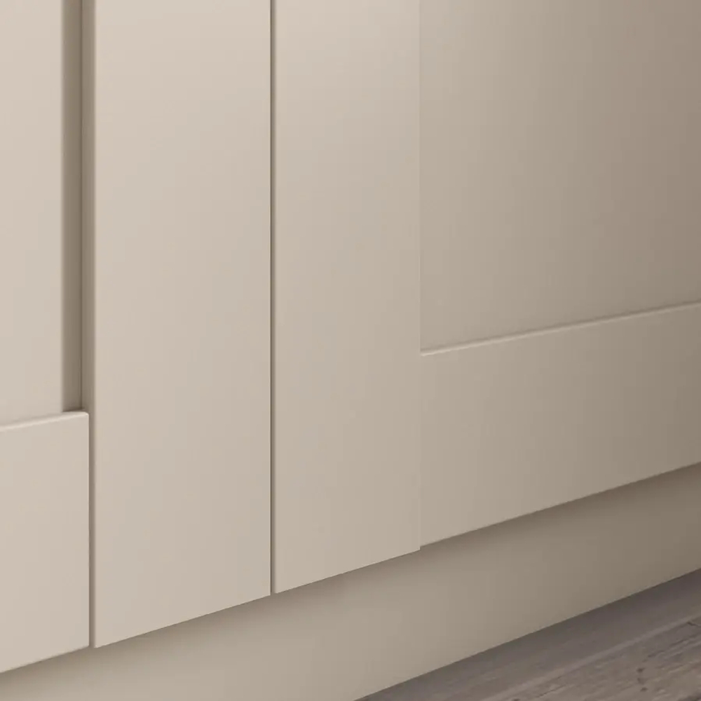 Гардероб - PAX / BERGSBO IKEA/ПАКС/  БЕРГСБО  ИКЕА,  237х100 см, бежевый