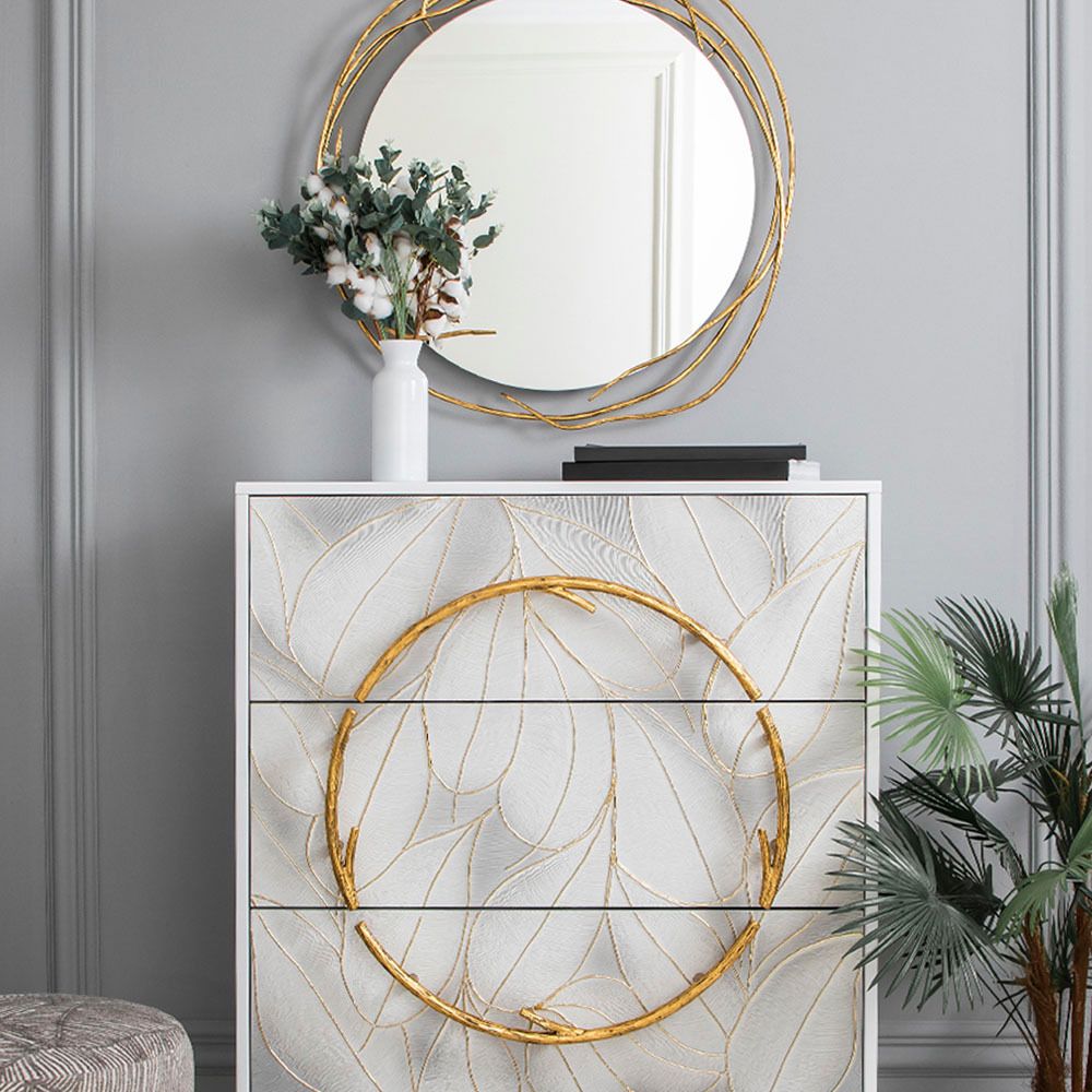 Ручка мебельная Арт Ринг mini правая Амбер