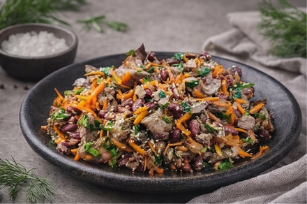 "С куриной печенью"