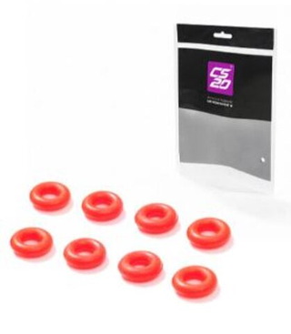 Кольцо форсунки 2110-12/Газель 2111-1132188 cиликон КРАСНЫЙ (кт8шт) CS20 21564