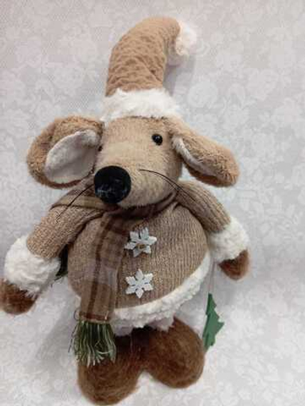 Фигура Мышонок Клаус 94см, телескопические ноги, YH24-51084