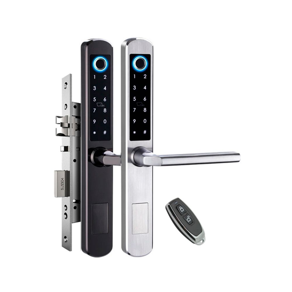 SLIM FP (Silver/Black) электронный биометрический замок TTLOCK