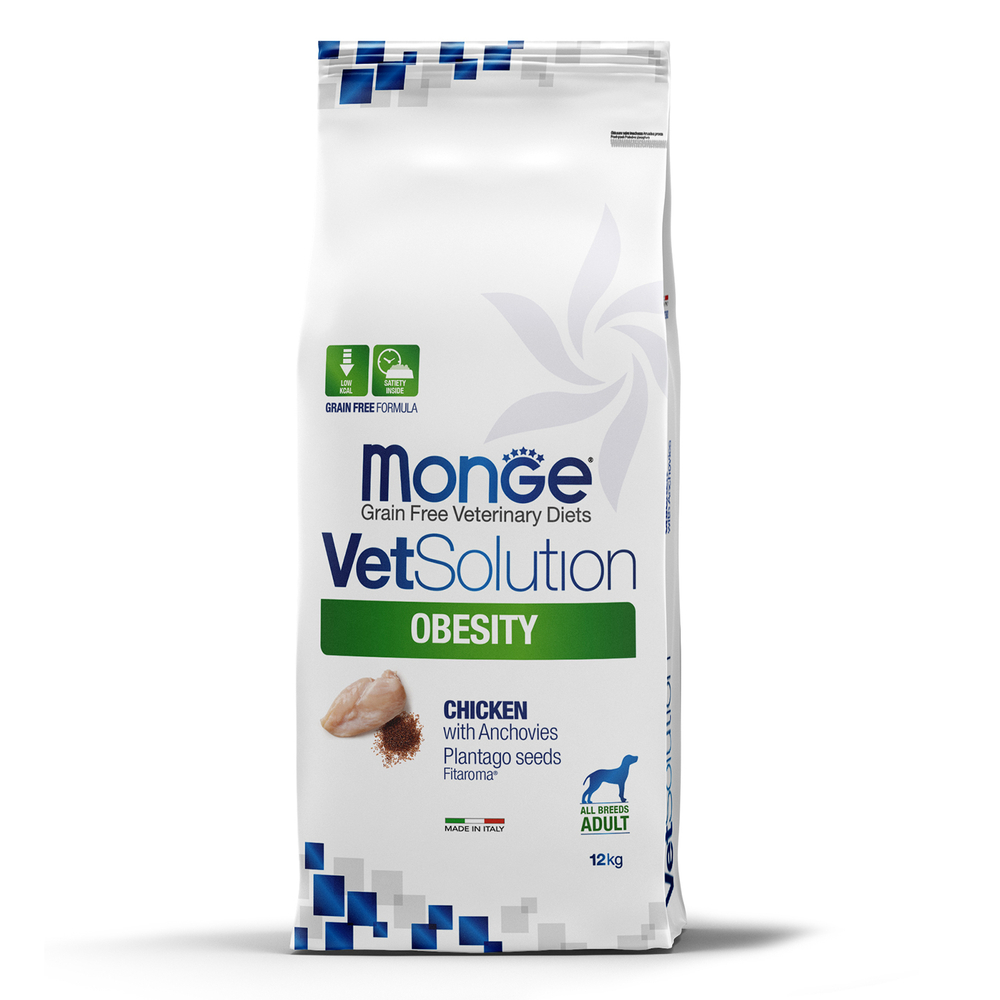 Корм для собак диетический Monge VetSolution Dog Obesity Обесити диета при избыточном весе 12 кг